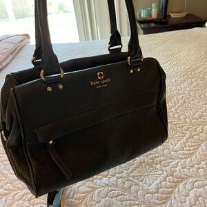 Black Kate Spade ♠️ Purse with crossbody satchel. USED.